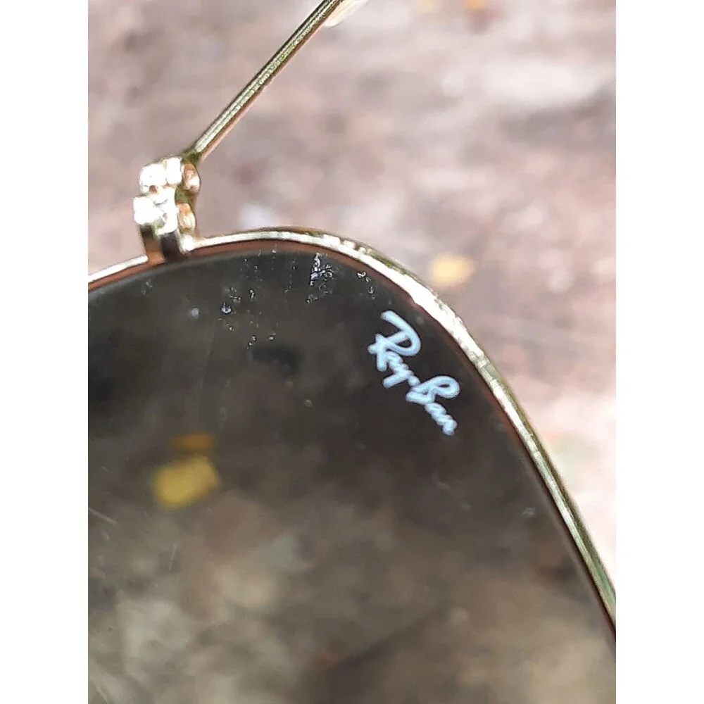 Ray-Ban RB3025 Brown Polarized Lens Gold Metal Frame Sunglasses